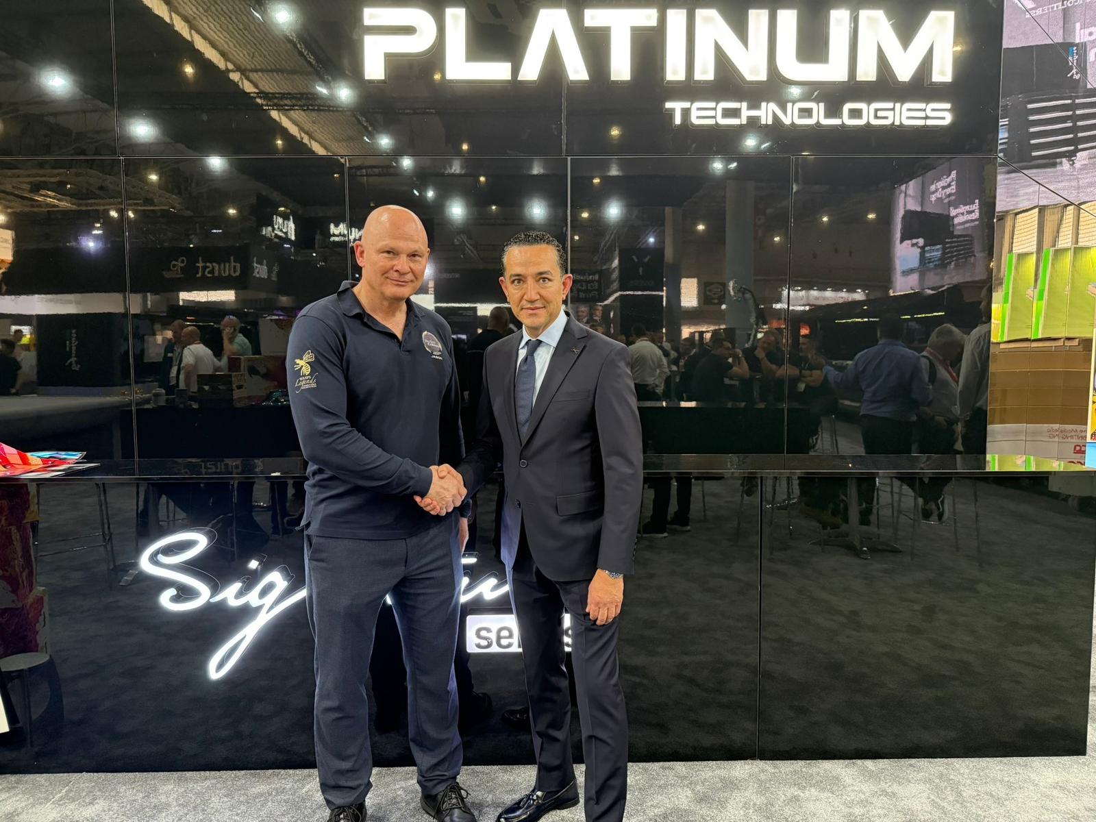 Jason Burroughs of Perfect Colours and Platinum Technologies CEO at FESPA 2026